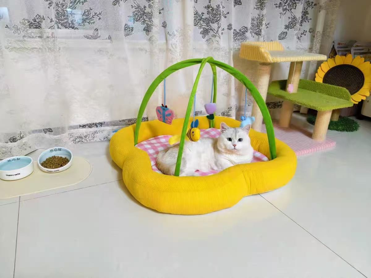 Cat houes Pet dog kennel Genki Cat kennel winter warm four seasons universal cold cat house winter closed cat kennel pet cage new