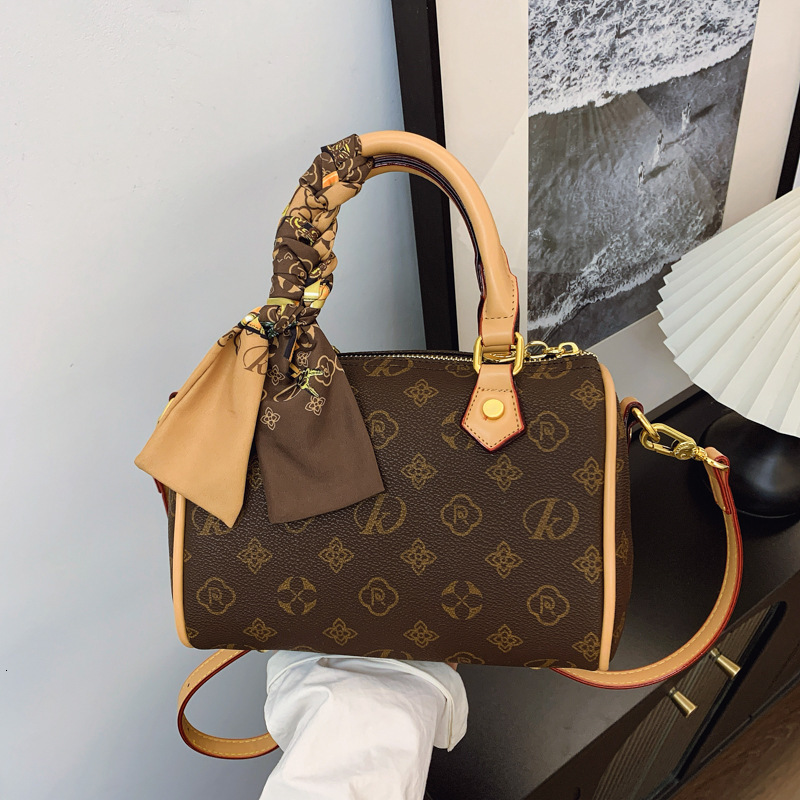 Internet Celebrity Handheld Pillow This Year's Trend Boston New Printed Crossbody Mini Small Bag