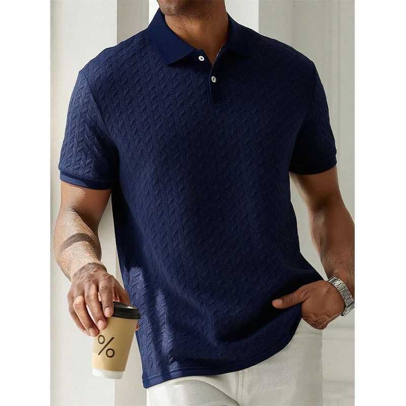 Mens Polo Shirt Summer Short Sleeve Male Polos Streetwear Man Tops Solid Color Poloshirt Brand Breathable Male Polo Shirts MenT260408