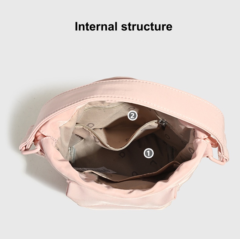 Alone gym travel backpack bucket bag New Yoga Fashionable Commuter Shoulder Korean-style Handbag Crossbody Tote Textured Women's Bag