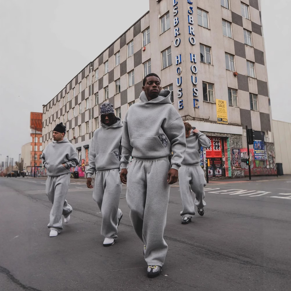 Casual Street Fashion Nonretro Letter Embroidery Black Mens Suit 2025 Harajuku Y2K Fashionable Loose Gothic Punk Hoodie 251028