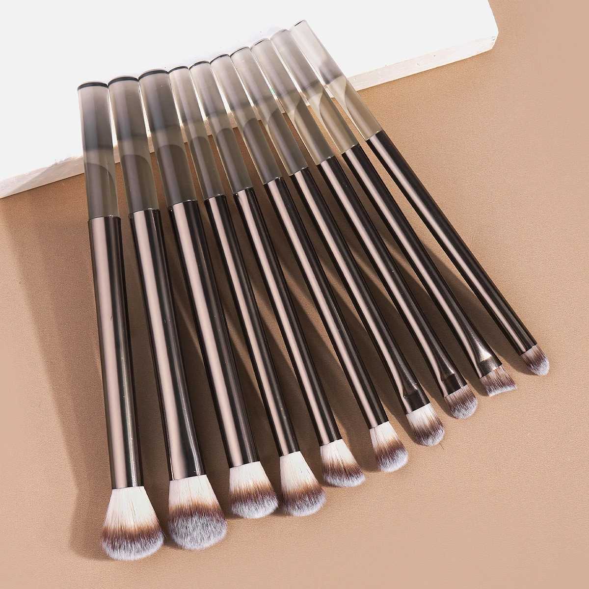 10pcs Eyeshadow Brushes Multi-Functional Eye Makeup Brushes Portable For Travel Details Brushes for Highlight Conceal Beauty Z260408