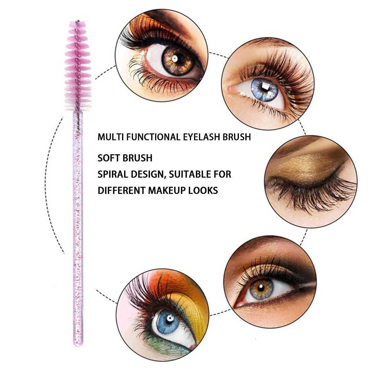 500/1000PCS Eyelashes Brushes Set Wholesaler Lash Mascara Brush For Lashes Extension Eyebrow Wands Applicator Makeup Tools Z260408