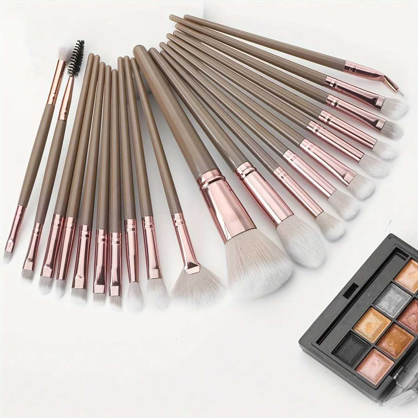 20pcs Professional Makeup Brush SetMakeup Tools With Soft Fiber For Easy CarryingFoundation BrushEye Shadow BrushBlending Z260408
