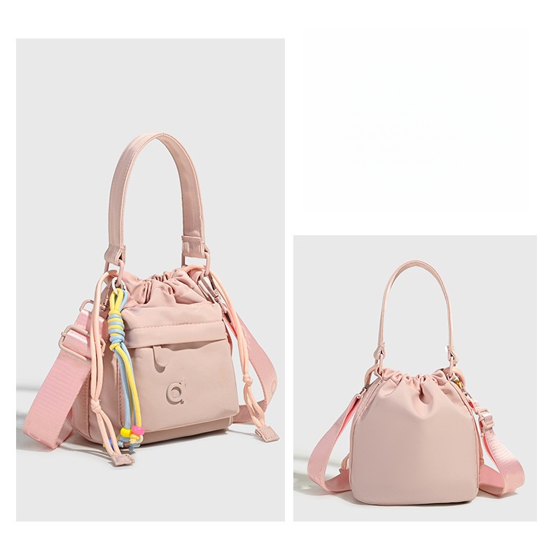 Alone gym travel backpack bucket bag New Yoga Fashionable Commuter Shoulder Korean-style Handbag Crossbody Tote Textured Women's Bag