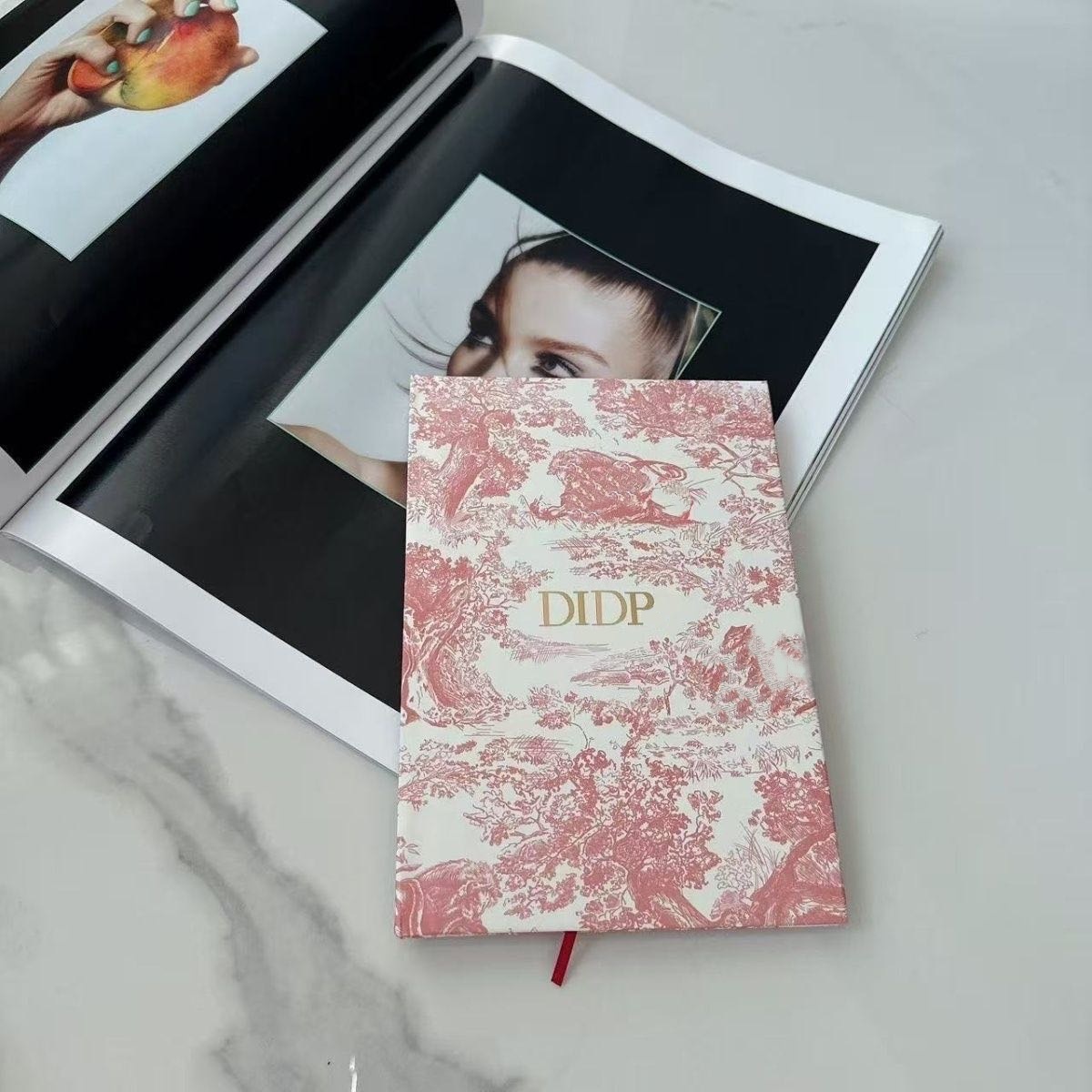 designer Vintage letter logo Jungle Animal Printed A5 Notebook 2026 European and American luxury High Beauty Account Book Exquisite Gift Office Notepads Diary book