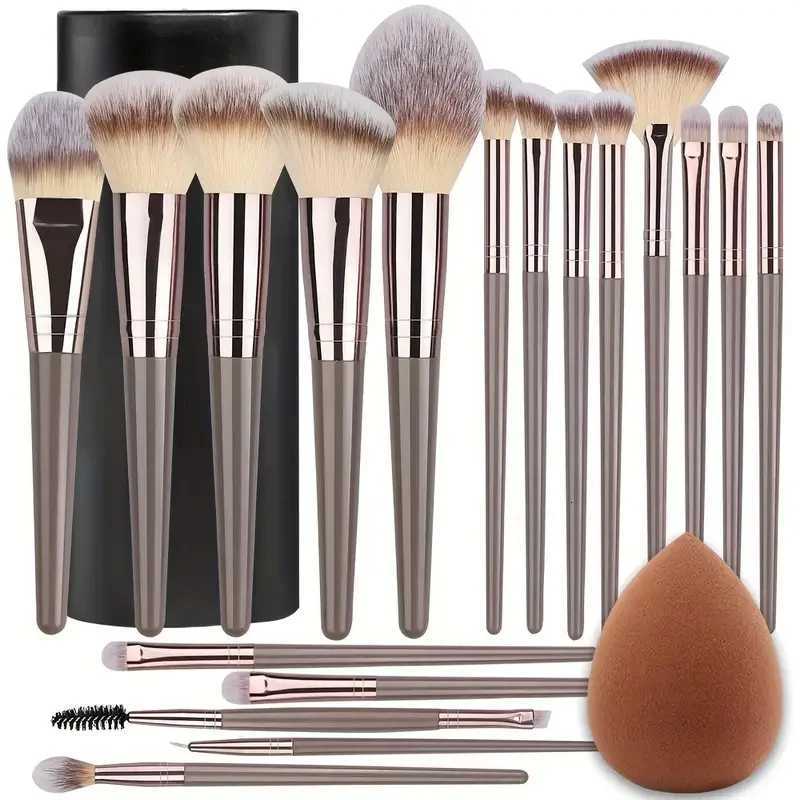 Professional 3-20PCS Makeup Brushes Set Soft fluffy brushes for foundation eyeshadow concealer blending blush kabuki i Z260408