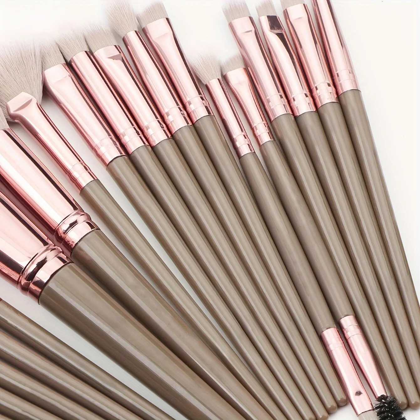 20pcs Professional Makeup Brush SetMakeup Tools With Soft Fiber For Easy CarryingFoundation BrushEye Shadow BrushBlending Z260408