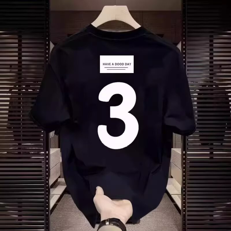 2026 Summer New Arrivals Men's Crew Neck T-Shirts | INS Trendy Loose Plus Size Casual Fashion Tops