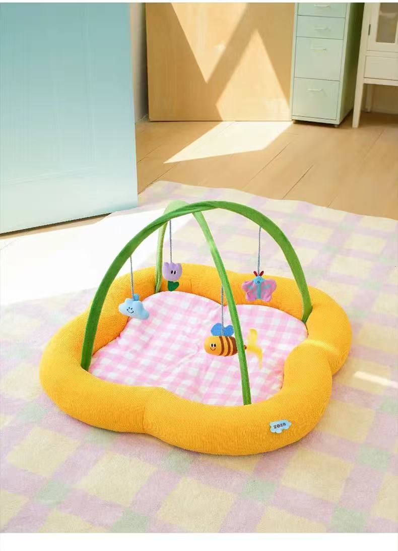 Cat houes Pet dog kennel Genki Cat kennel winter warm four seasons universal cold cat house winter closed cat kennel pet cage new