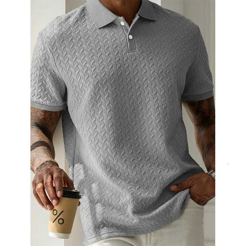 Mens Polo Shirt Summer Short Sleeve Male Polos Streetwear Man Tops Solid Color Poloshirt Brand Breathable Male Polo Shirts MenT260408
