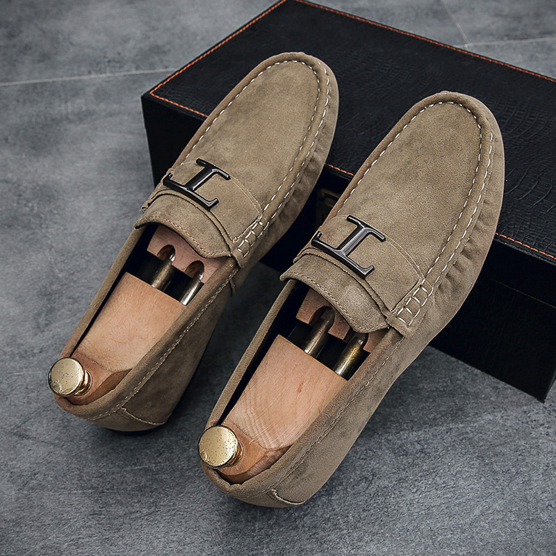 luxury design dress Shoes 2026 Men's Driving Loafers, Spring Casual Business Soft Sole Moccasin Shoes, Comfortable Slip-On Bean Shoes free shippi