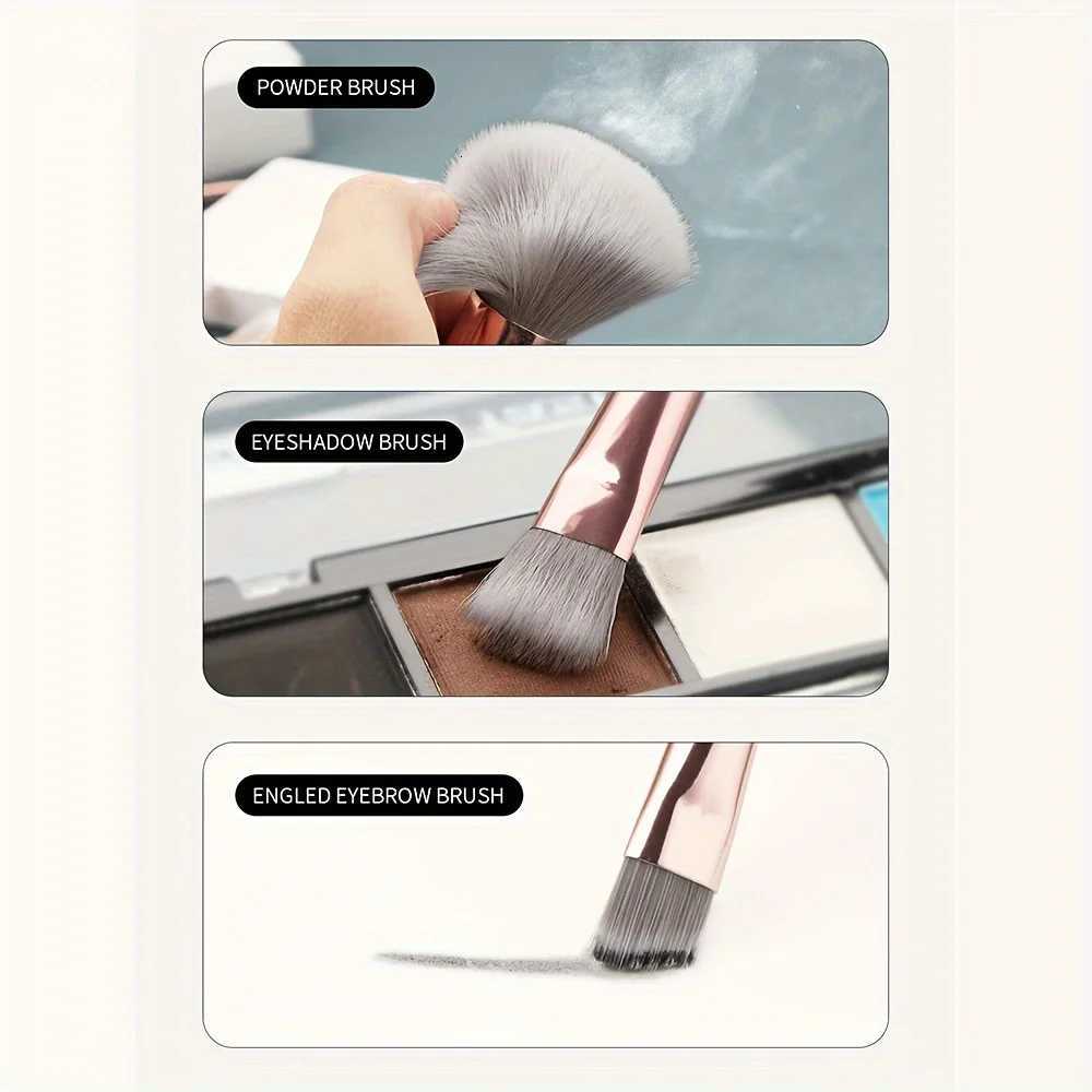 20pcs Professional Makeup Brush SetMakeup Tools With Soft Fiber For Easy CarryingFoundation BrushEye Shadow BrushBlending Z260408
