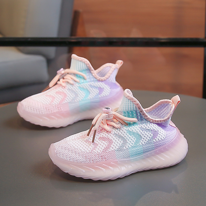 Children Running Sneakers Boys Girls Lightweight Breathable Athletic Sport Non Slip Daily Wear Shoes School Playground Free shipping