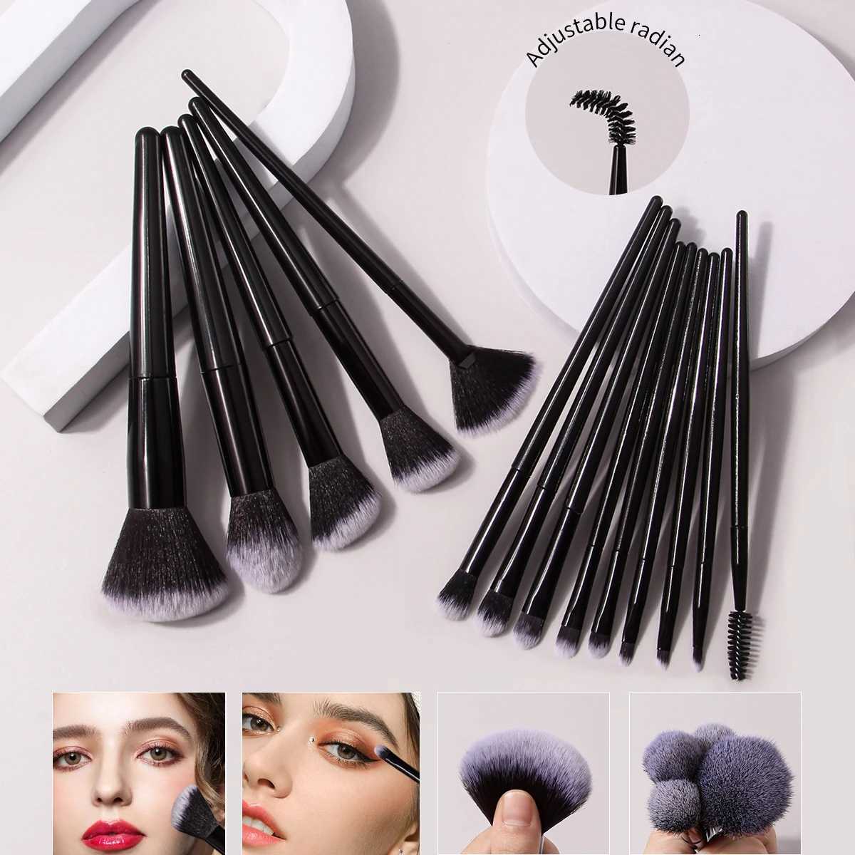 14PCS Professional makeup brush set foundation brushconcealer brusheyeshadow brushblush brushconture brushmascara brush Z260408