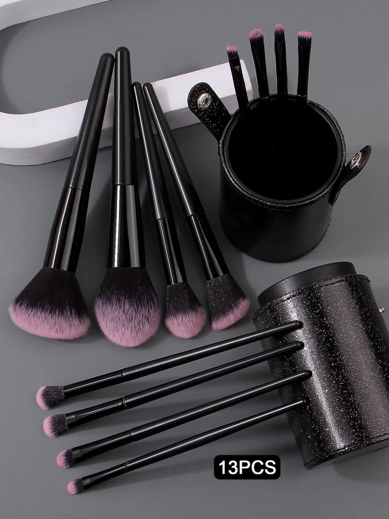 Shining Star Bucket 13PCS Makeup Brush Set 12 Synthetic Bristle Makeup Brushes Portable Storage Novice Full Set Of Tools Z260408