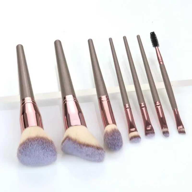 7/15PCS Makeup Brushes Face Eyes Make Up Brush Eyelash Eyeshadow Eyebrow Eyeliner Foundation Powder Blush Highlight Lips Brush Z260408