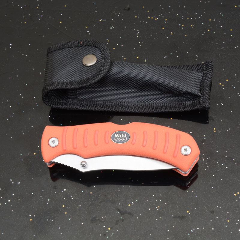 Top Quality G6415 Survival Folding Knife 8Cr13Mov Satin Blade GRN Handle Outdoor Camping Hiking EDC Pocket Knives - view 9