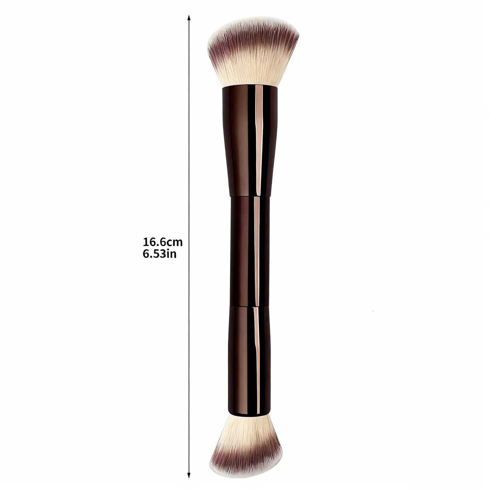 1pcs Double-Ended Foundation Makeup Brushes for Liquid Cream Powder Concealer Soft Fluffy Bristle Cosmetic Beauty Tools Z260408