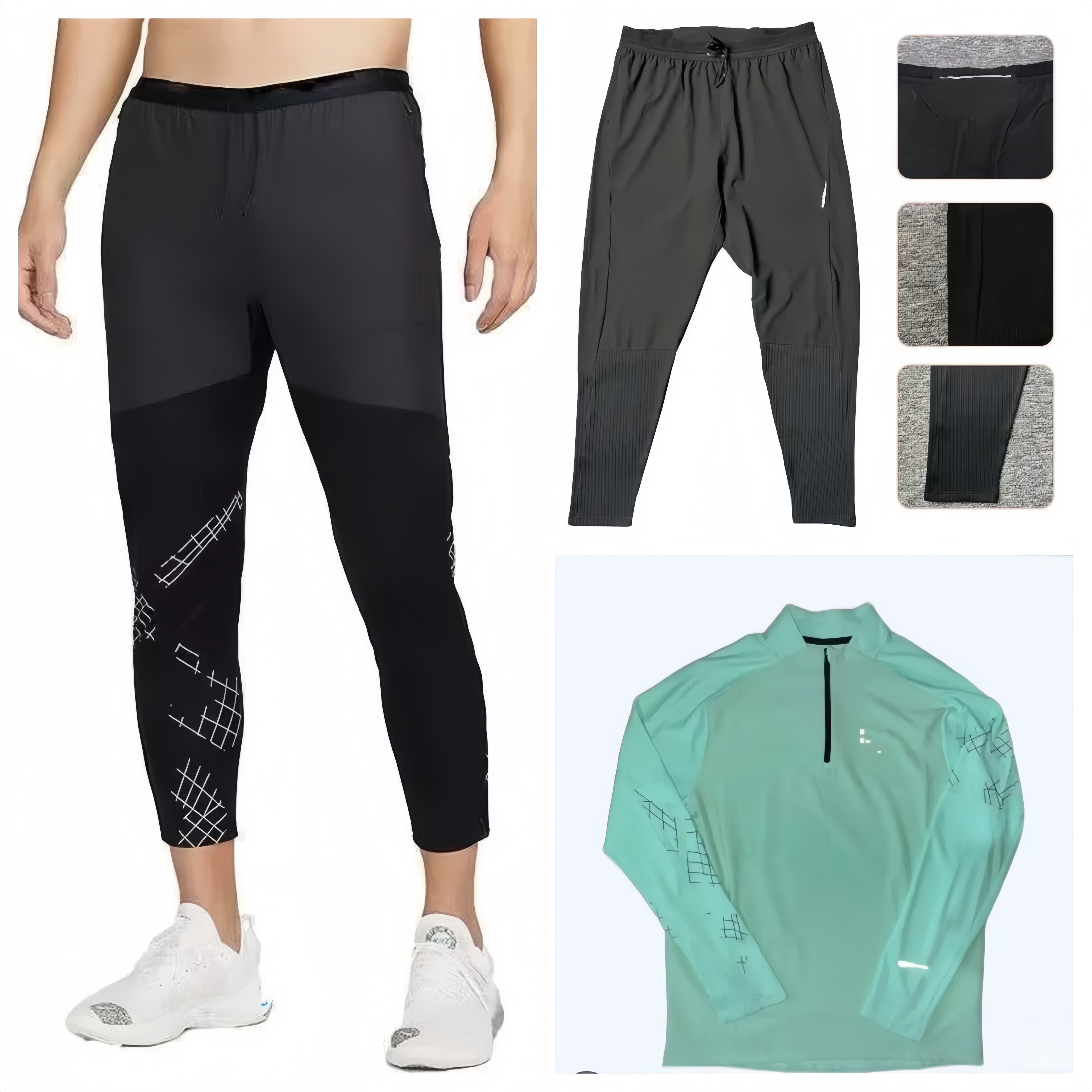 designer sweatpants Phenom Trail running pantalon Pants joggers stretch nikii runner mens gym elastic fiess sportswear training compression tech fleece