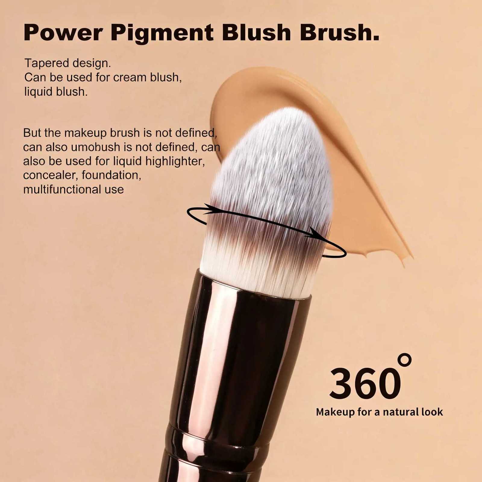 4/5Pcs Professional Facial Makeup Tools SetWith Facial Double-Ended Makeup Brush SetBevelTaper Foundation Brush Contour Brush Z260408