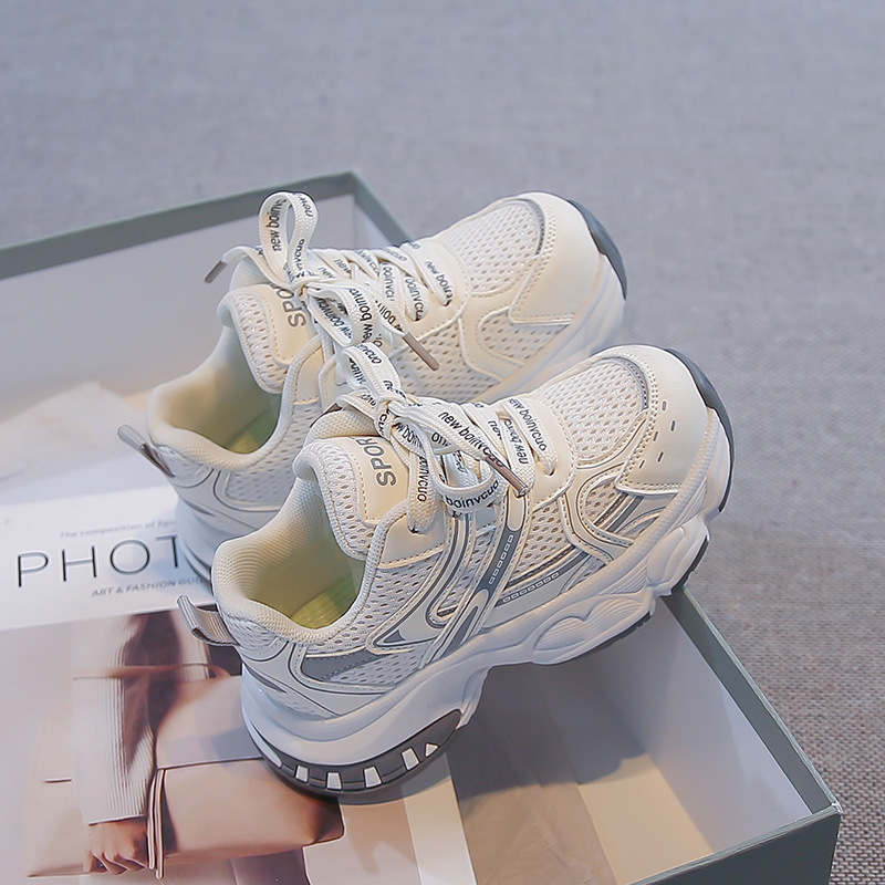 Kids Trendy Platform Sneakers Unisex Children Soft Sole Casual Dad Shoes for Lightweight Walking Boys Girls School Outdoor Daily Wear Free shipping