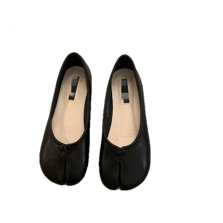 Ddmysports French Style Flat Soled Niche Women S Loafers New Spring Summer Low Cut Versatile Split Toe Granny Shoes Outdoor