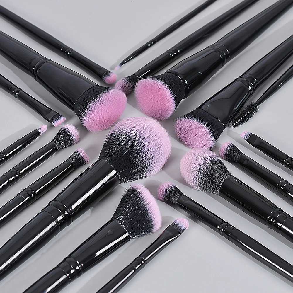 Print Makeup Brushes Set 18pcs Professional Foundation Powder Eyeshadow Blushes Cosmetic Tool Wholesale 8sets Cruelty Free Z260408