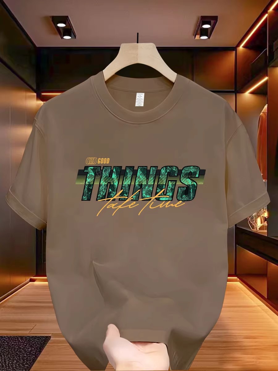 2026 Summer New Arrivals Men's 100% Cotton T-Shirts | Designer Premium Versatile Short-Sleeve Tops