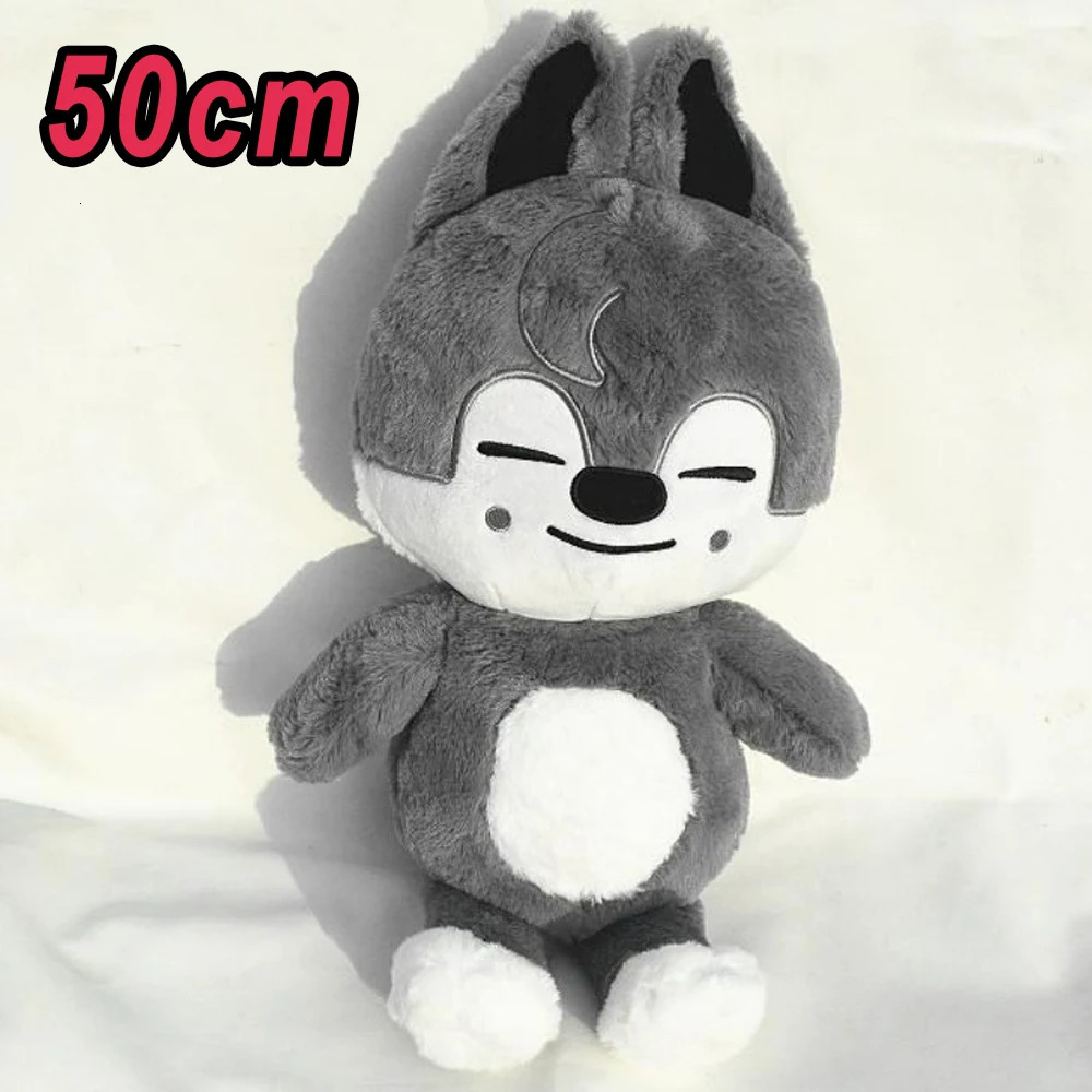 2350cm Skzoo Plush Toy Wolfchan Kawaii Cartoon Stuffed Animal Plushie Doll Large Size Stray kids Sleeping Pillow Gift 260507