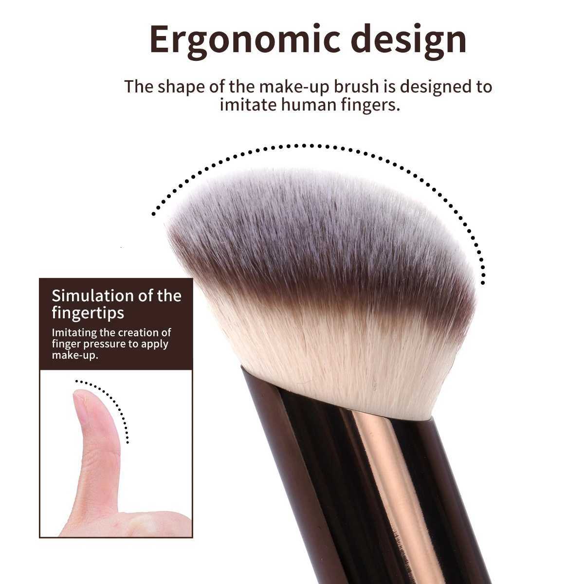 MAANGE 9Pcs Makeup Brushes Foundation Brush Contour Concealer Eyeshadow Brushes Multi Functional Mixing Liquid Cream Cosmetics Z260408