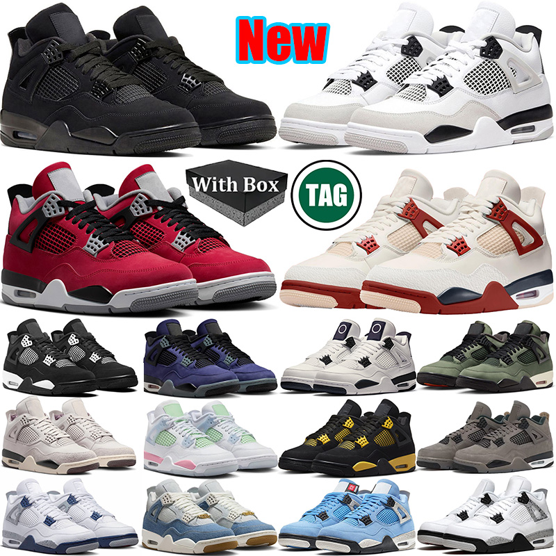 With box casual shoes designer Basketball shoe for men women sneakers Black Cat 2025 White Cement Flight Club Cave Stone mens womens outdoor spor