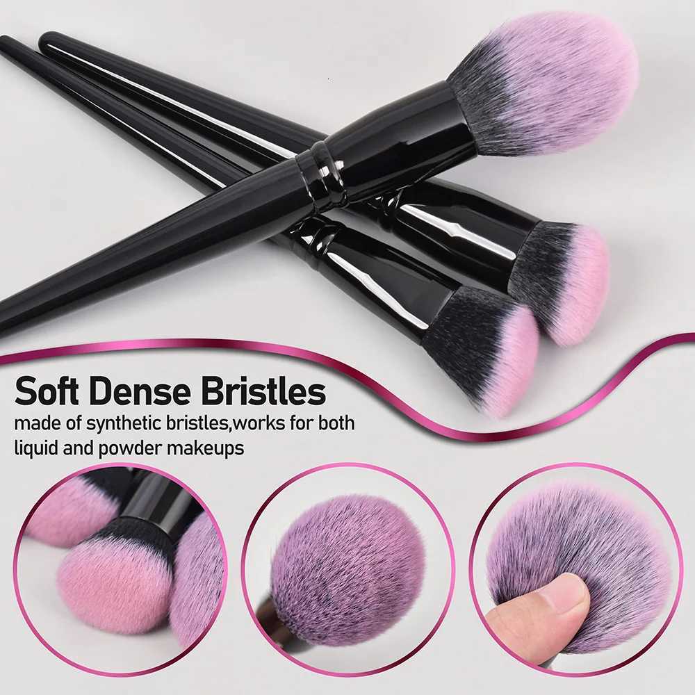 Print Makeup Brushes Set 18pcs Professional Foundation Powder Eyeshadow Blushes Cosmetic Tool Wholesale 8sets Cruelty Free Z260408