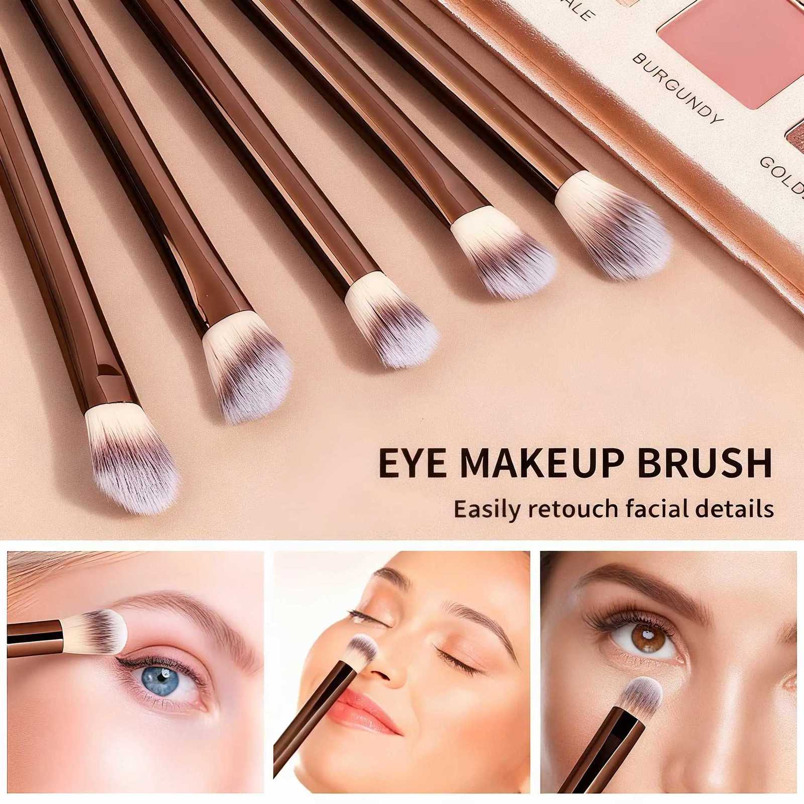 13pcs Makeup Brushes with Storage Bag Soft Fluffy Cosmetic Foundation Powder Eyeshadow Kabuki Blending Beauty Tool Makeup Z260408