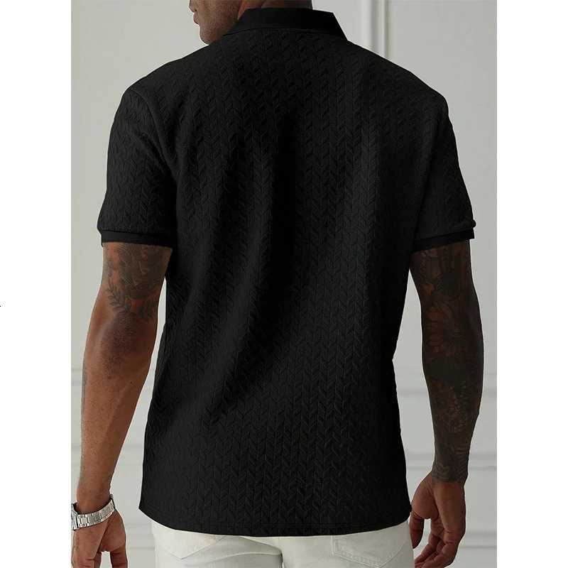 Mens Polo Shirt Summer Short Sleeve Male Polos Streetwear Man Tops Solid Color Poloshirt Brand Breathable Male Polo Shirts MenT260408