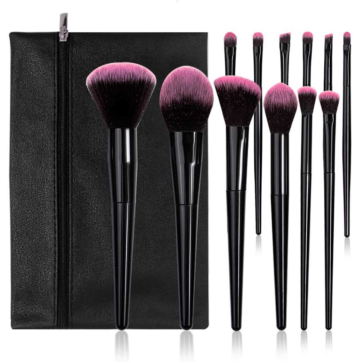 12PCS/13PCS/17PCS multi-purpose makeup brush set high resilience makeup sponge egg powder puff zipper storage bag Z260408