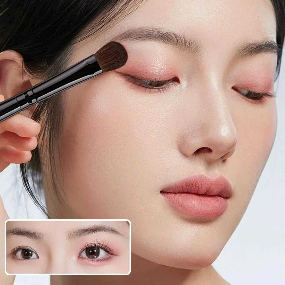 Professional Eyeshadow Brush Synthetic Bristles Precision Eyelid Crease Blending Tool Smooth Pigment Control Classic Z260408