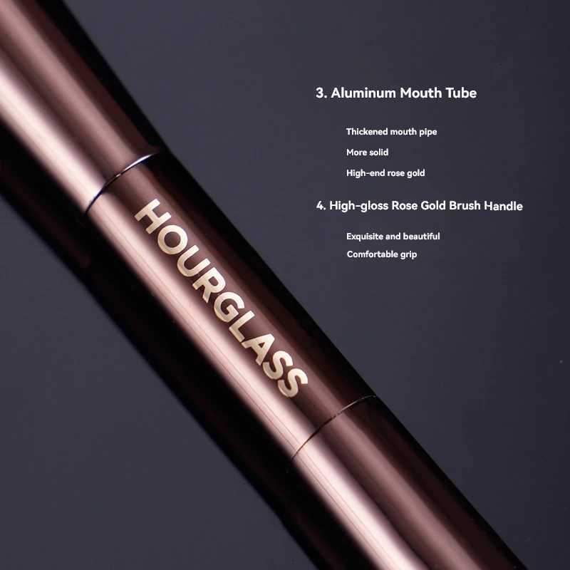 HOURGLASS Powder Brush For Loose Powder Foundation Blush Bronzer Synthetic Natural Hair Travel Makeup Brush Z260408