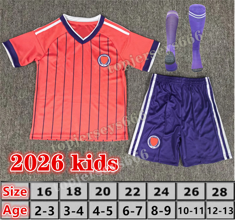 2026 2027 scotlands football shirt kids football kits soccer jerseys 26 27 McTOMINAY McGINN ROBERTSON kids football jersey shirts