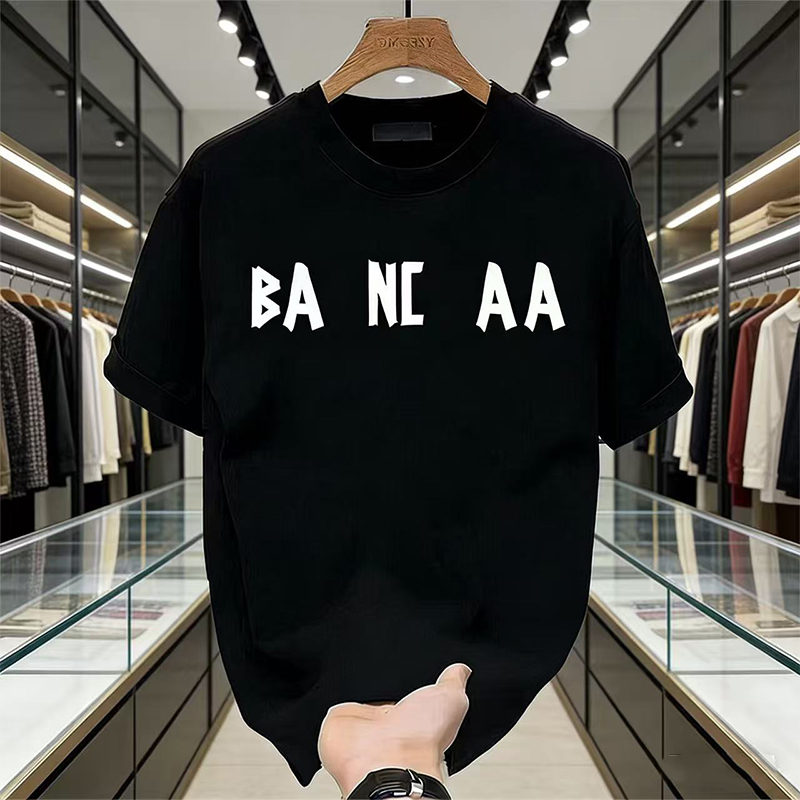 Designer Brand Tees T Shirts Top Quality Pure Cotton Short Sleeve Shirt Simple Letter Printed Summer Casual Men Clothing Size S-XXXXXL