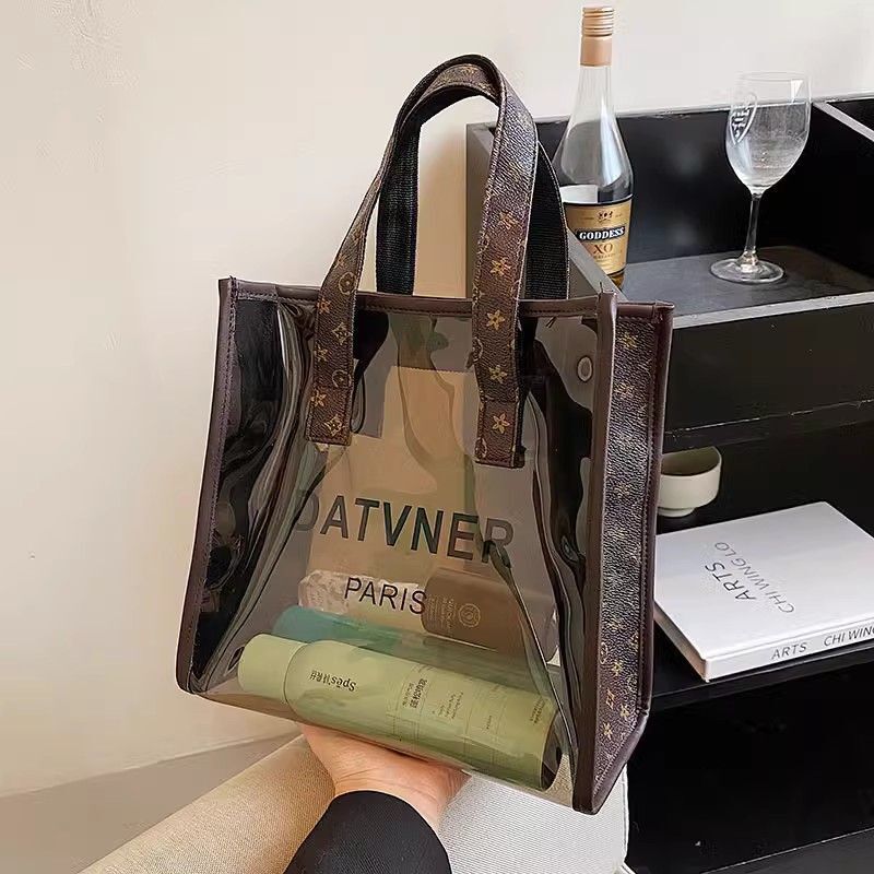 New Cosmetic Bag Ins High-End Waterproof PVC Super Popular Large Capacity Women Portable Handheld Travel Toiletry Storage