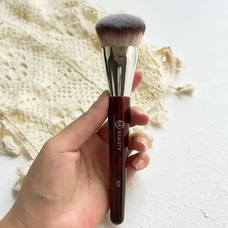 Bk101 Contoured Foundation Brush BkA507 BkA506 Bk208 Makeup Brush Face Brush Liquid Cream Foundation Bronzer Blush Highlighter Z260408