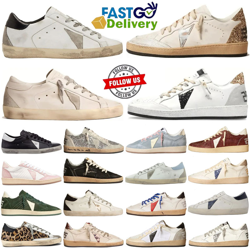 Designer Golden Goods Super Sneaker Men Women sneakers Ball Star Shoes Dirty shoes Classic Casual superstar shoes old school Sneakers do old Italy Trainers