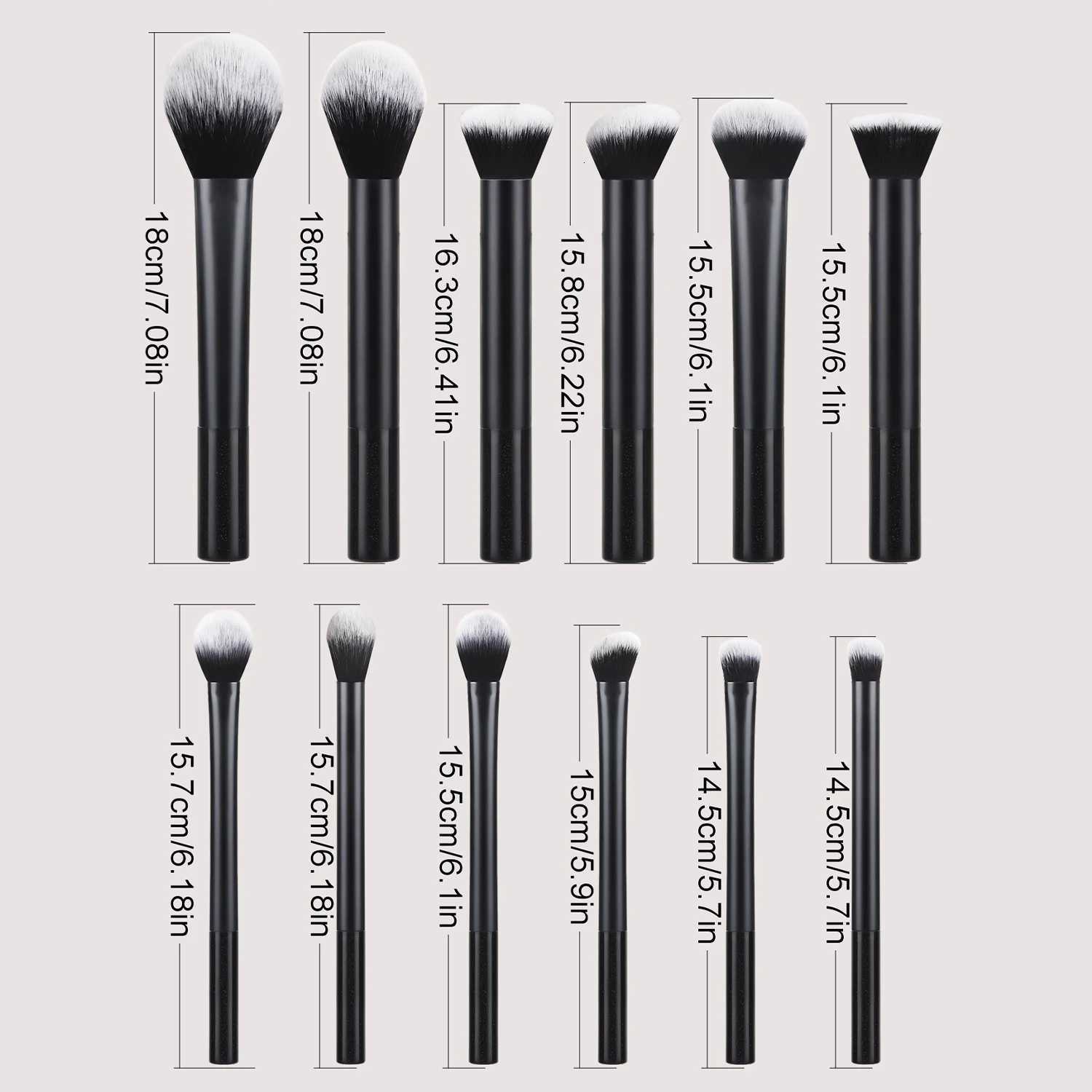 Makeup Brush Sets12pcs Creative Professional Multifunctional Cosmetic Brushes For Making Up Supply Z260408