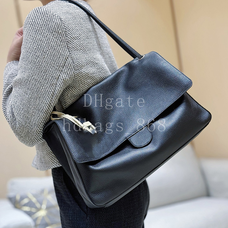 Mirror quality Designer Shoulder bag Maxi Flap bag Luxury Calfskin Underarm Bags Lady Handbags 38.5cm With Box 26PAS6233A