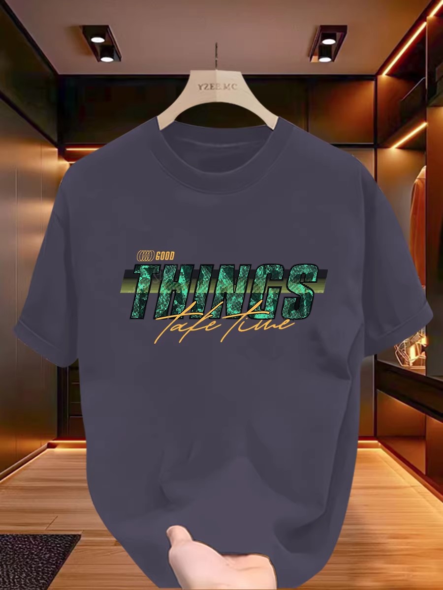 2026 Summer New Arrivals Men's 100% Cotton T-Shirts | Designer Premium Versatile Short-Sleeve Tops