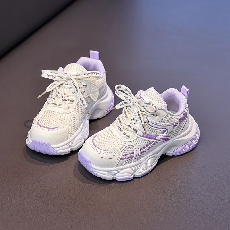 Kids Fashion Mesh Dad Sneakers Unisex Children Comfortable Breathable Athletic Walking Shoes for Outdoor School Daily for All Seasons Free shipping