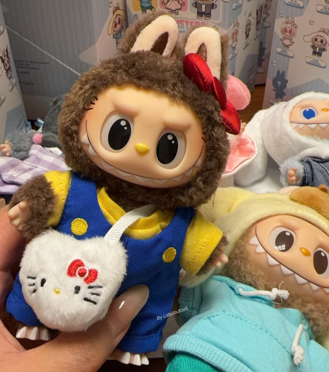 THE MONSTERS Labubu Secret Edition CLASSIC HELLO KITTY Hello Kitty and Friends Series Vinyl Plush Pendant Blind Box Cute Collectible Toy YIZHIXING