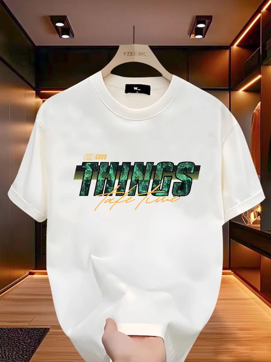 2026 Summer New Arrivals Men's 100% Cotton T-Shirts | Designer Premium Versatile Short-Sleeve Tops