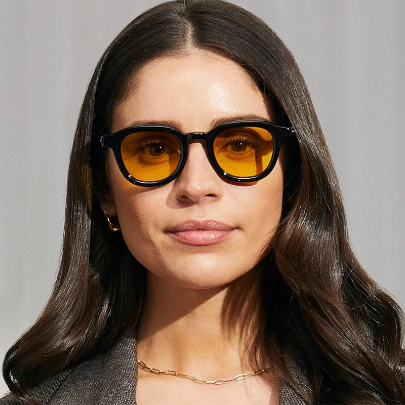 Lemtosh DAHVEN Vintage Sunglasses Women Acetate Vintage Oval Sunglasses Polarized Mens Sunglasses Drop 260408